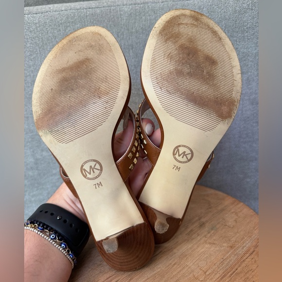MICHAEL Michael Kors Alexi Thong Heeled Sandals Size 7 - Picture 11 of 12